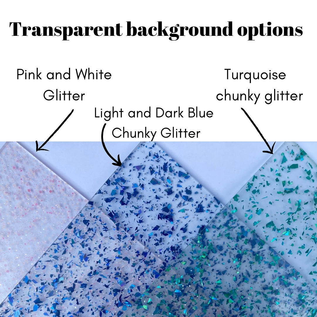 Custom Acrylic Name Earrings