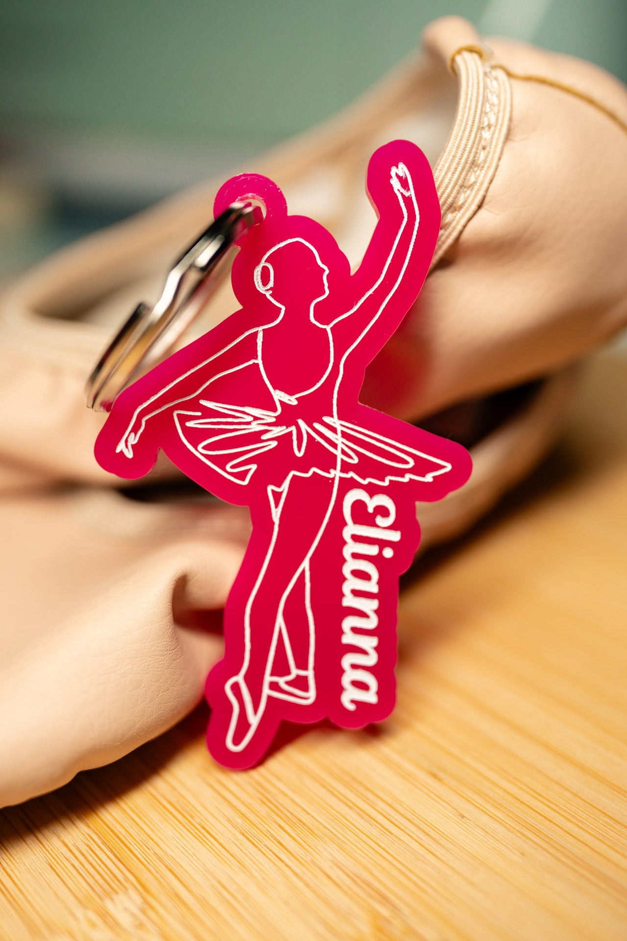 Ballet Dancer Bag Tag