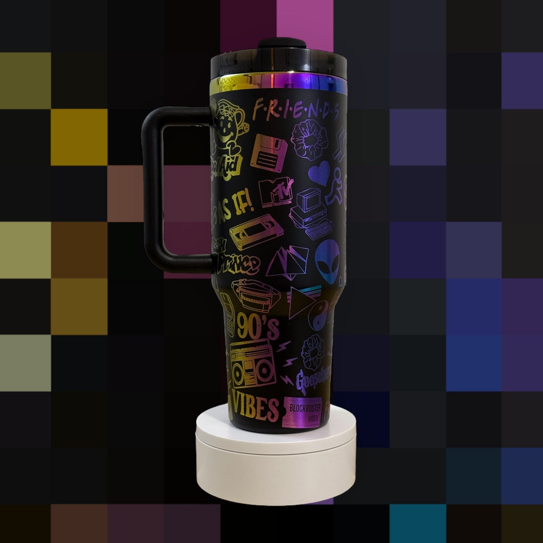 90's Nostalgia Tumbler