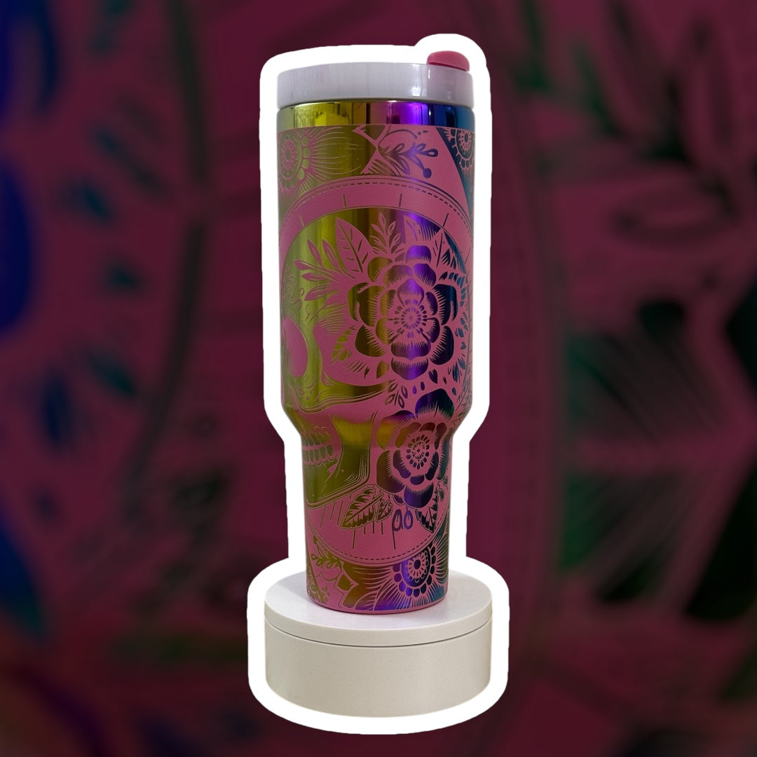 Skull Mandala Tumbler