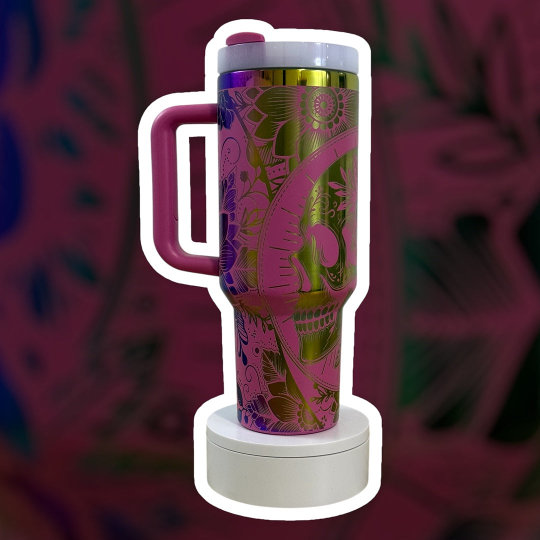 Skull Mandala Tumbler