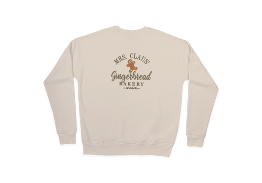 "Mrs. Claus Gingerbread Bakery" Sweatshirt