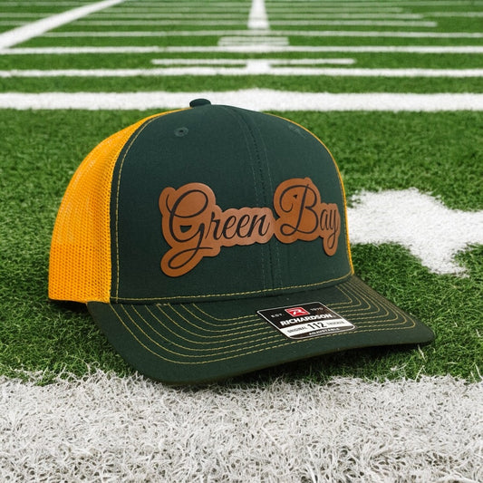 HLC Green Bay Leather Patch Snapback